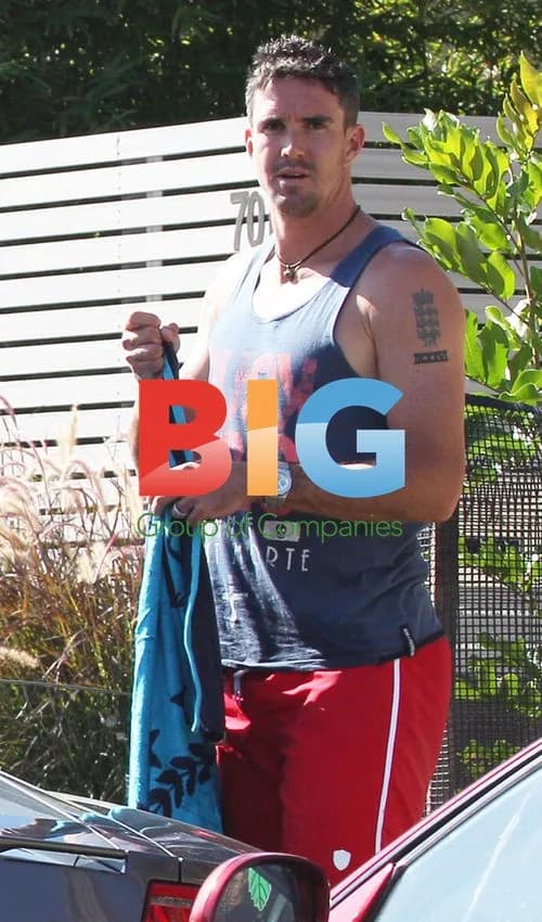 Kevin Pietersen on Bondi Beach