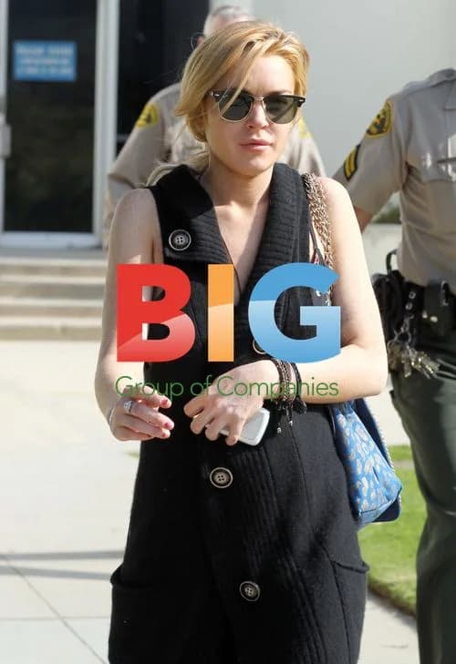 Lindsay Lohan at Probation Office