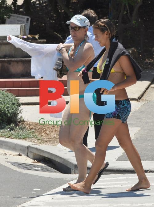 Martina Navratilova in Bikini at Bondi Beach