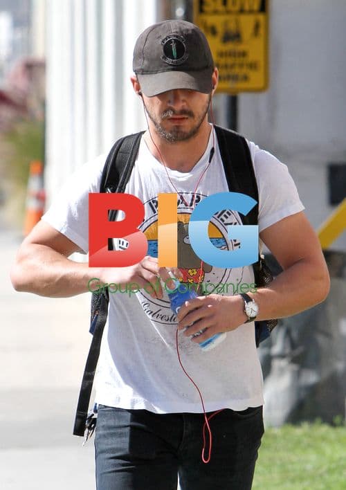 Shia LaBeouf out for coffee in Santa Monica