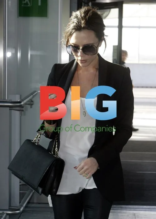 Victoria Beckham at London Airport