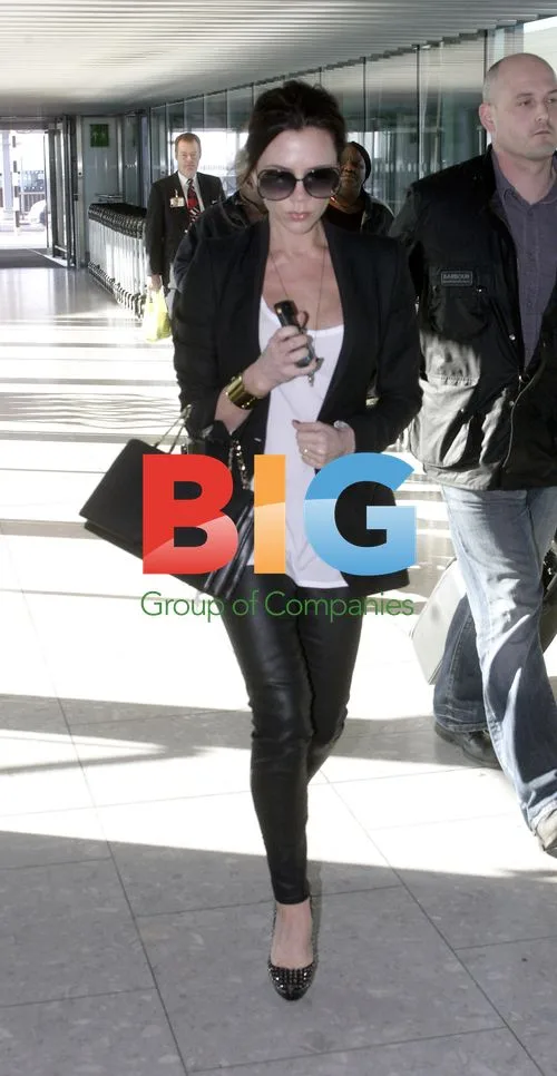 Victoria Beckham at London Airport