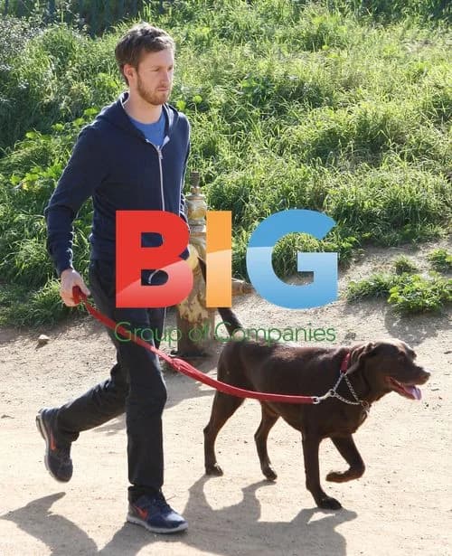 Adam Shulman Walks Dog in Hollywood
