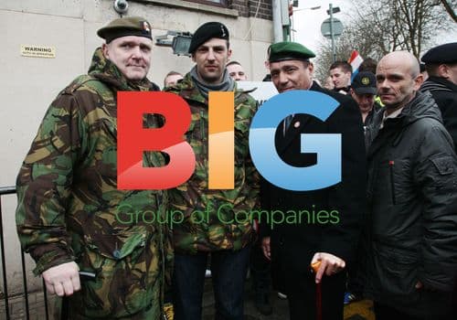 English Defence League March in Luton