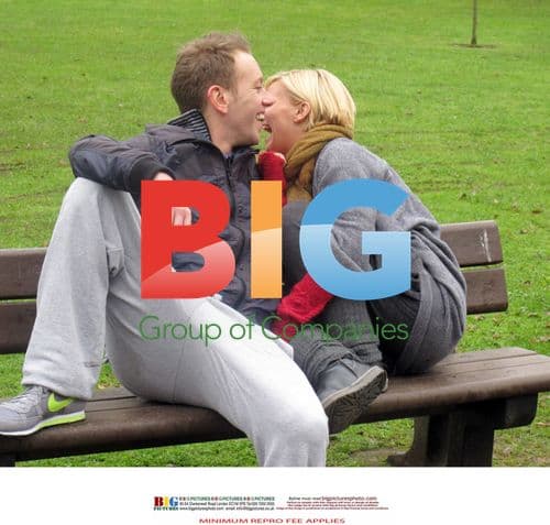 Kerry Katona and Dan Whiston Cozy in Park