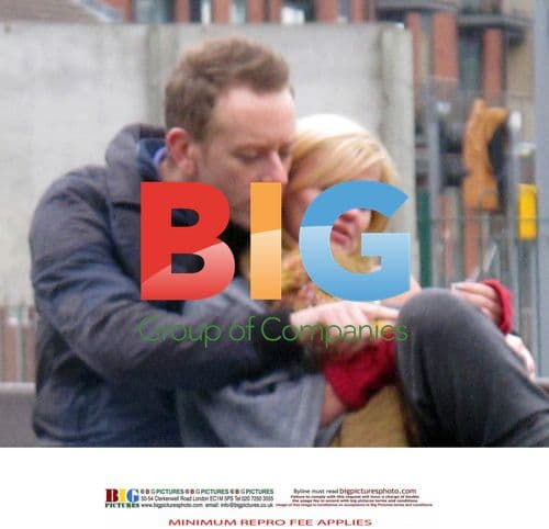 Kerry Katona and Dan Whiston Cozy in Park