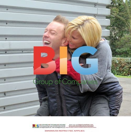 Kerry Katona and Dan Whiston Cuddle in Park