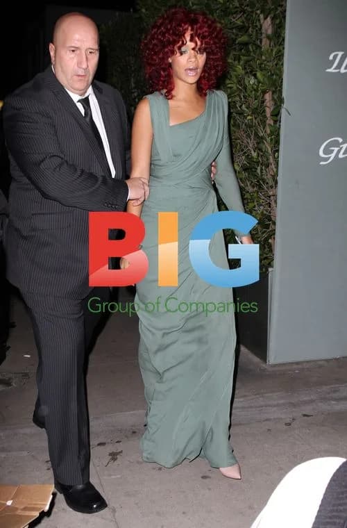 Rihanna Dines After AMAs in Santa Monica
