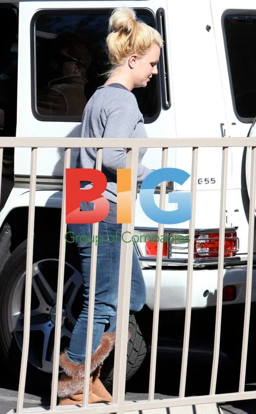 Britney Spears and Son Jayden at My Gym
