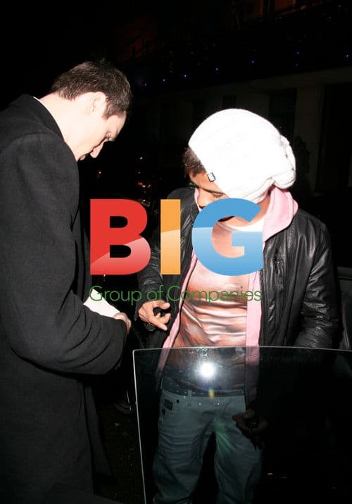 Aston Merrygold Leaving Mayfair Hotel