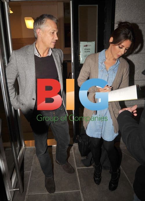 Gary and Danielle Lineker at Grand Canal Theatre