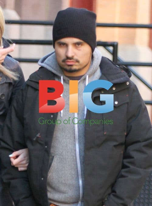 Michael Pena Walks in Soho With Black Eye
