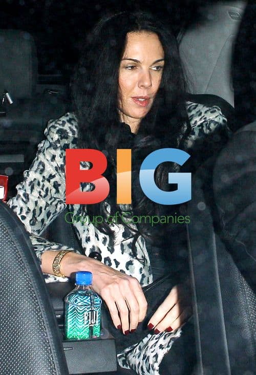 Mick Jagger and L'Wren Scott at Matsuhisa