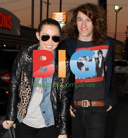 Miley Cyrus Has Rock \'n\' Roll Dinner with Brother