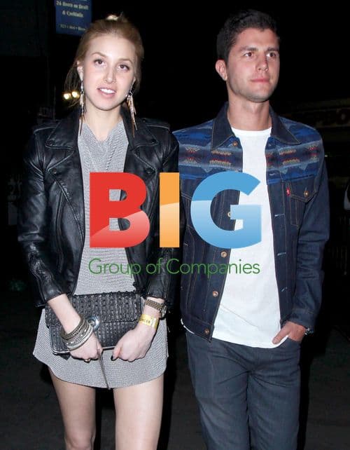 Whitney Port and Ben Nemtin Leaving Black Eyed Peas Show