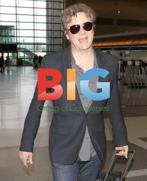 Colin Firth at LAX Airport