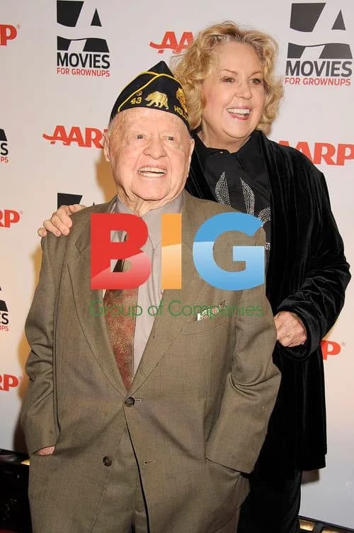Mickey Rooney and Jan Rooney at AARP Movies for Grownups