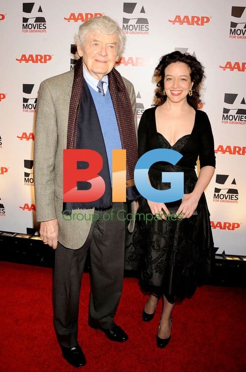 Hal Holbrook and Ginna Carter at AARP Awards