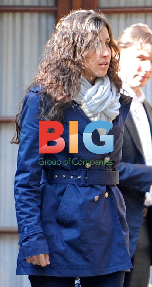 Rafael Nadal with girlfriend in Barcelona