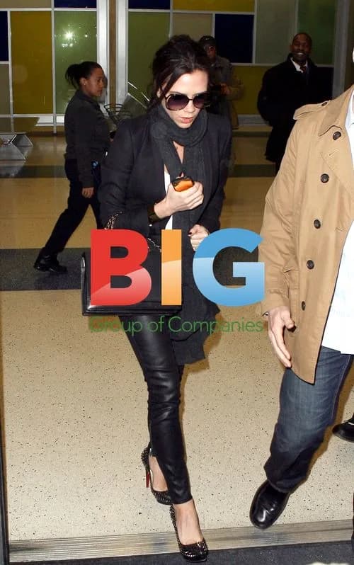 Victoria Beckham Exhausted at JFK