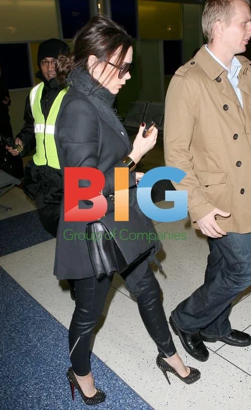 Worn Out Victoria Beckham at JFK