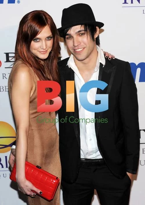 Ashlee Simpson and Pete Wentz at Clive Davis pre-Grammy party
