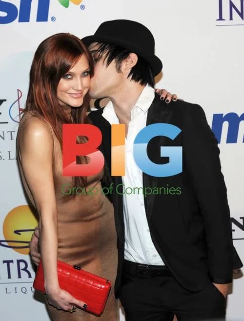 Ashlee Simpson and Pete Wentz at Clive Davis Pre-Grammy Party