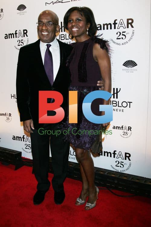 Al Roker and Wife Attend amfAR Gala