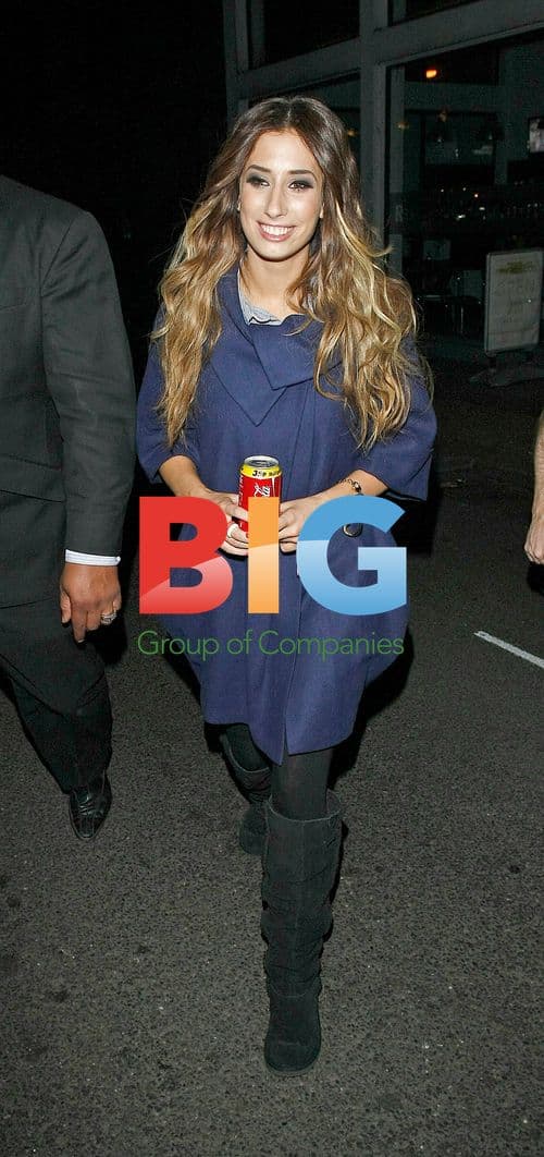 Stacey Solomon at Celebrity Juice Taping