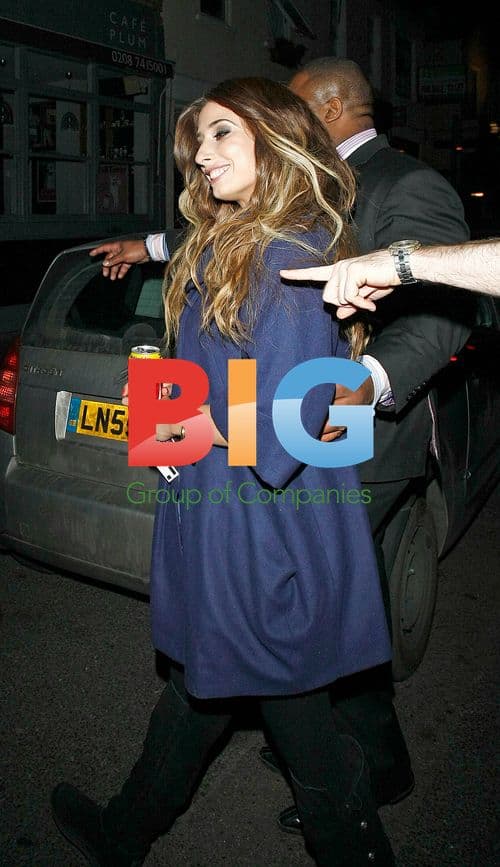 Stacey Solomon at Celebrity Juice Taping