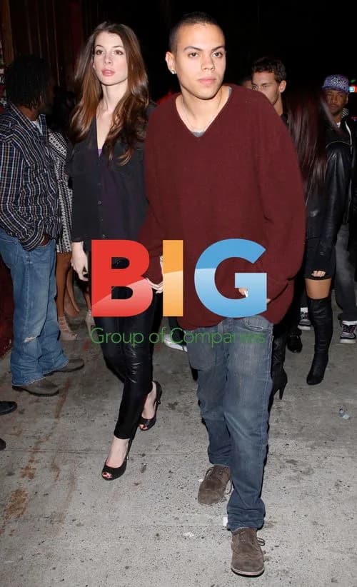Evan Ross and Cora Skinner Leaving Las Palmas