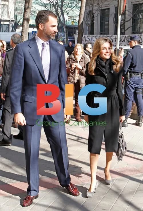 Princes Felipe and Letizia Visit Cope Radio