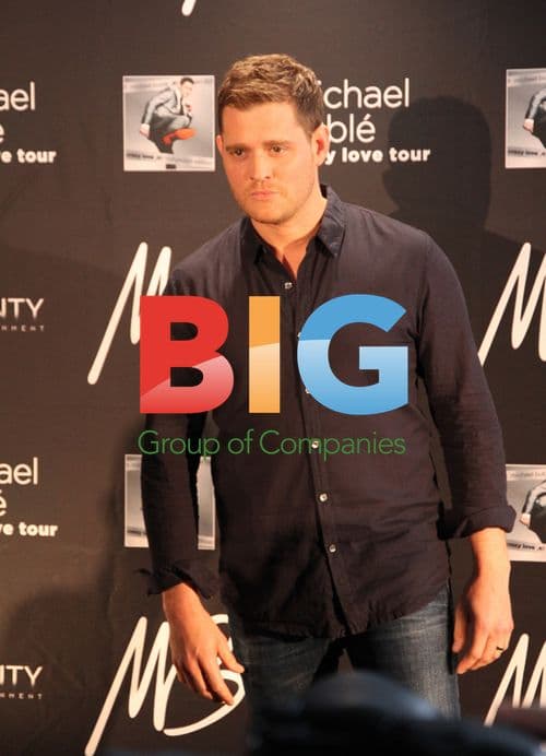 Michael Buble at Crazy Love Tour Press Conference