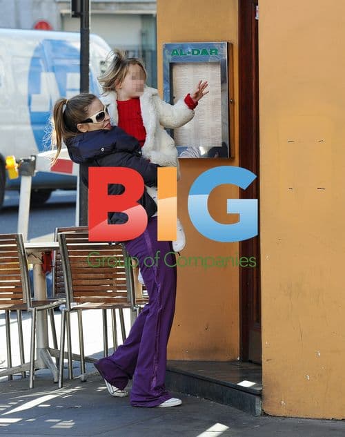 Elen Rivas and Daughter Luna Out in London