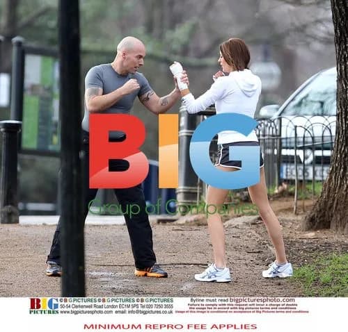 Liz Locke Exercises in London Park