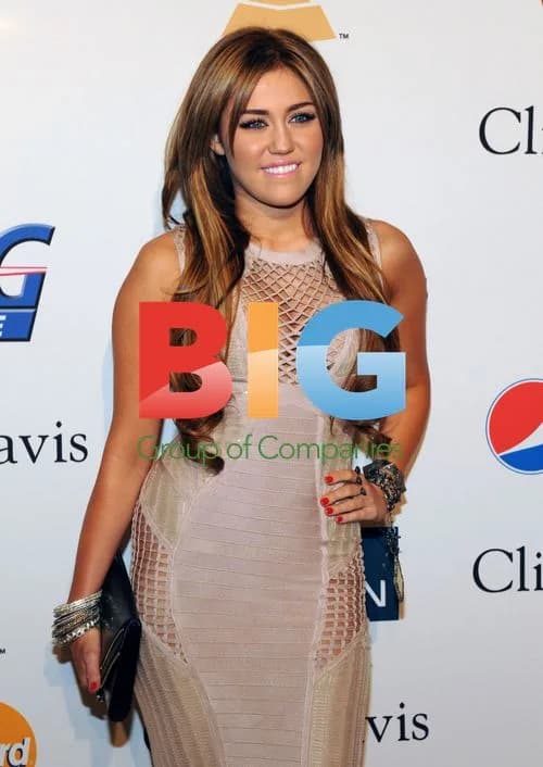 Miley Cyrus at Pre-Grammy Gala
