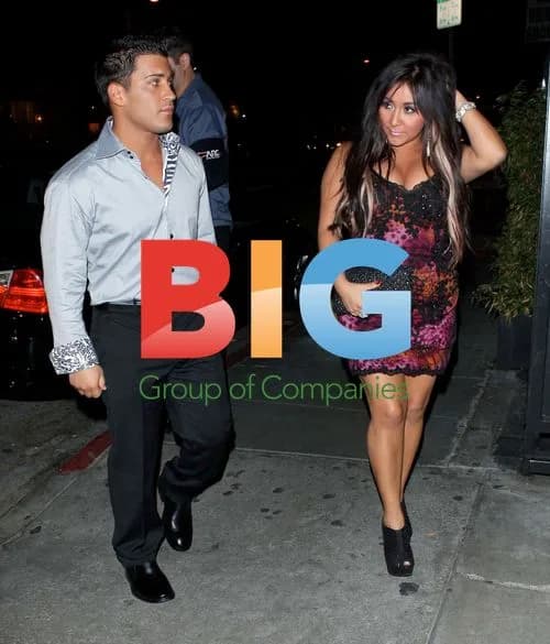 Snooki and date at STK in LA