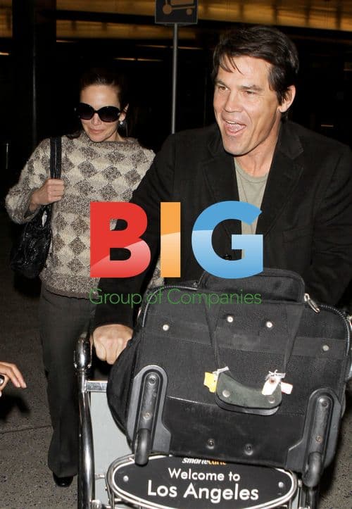 Josh Brolin and Diane Lane arrive at LAX