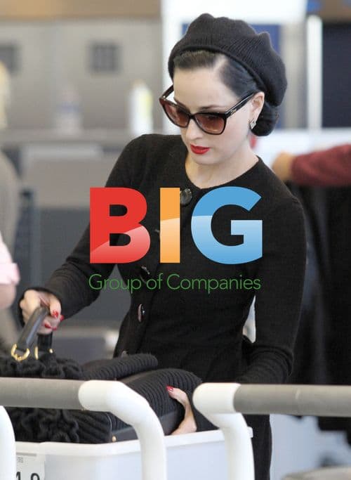 Dita Von Teese at LAX