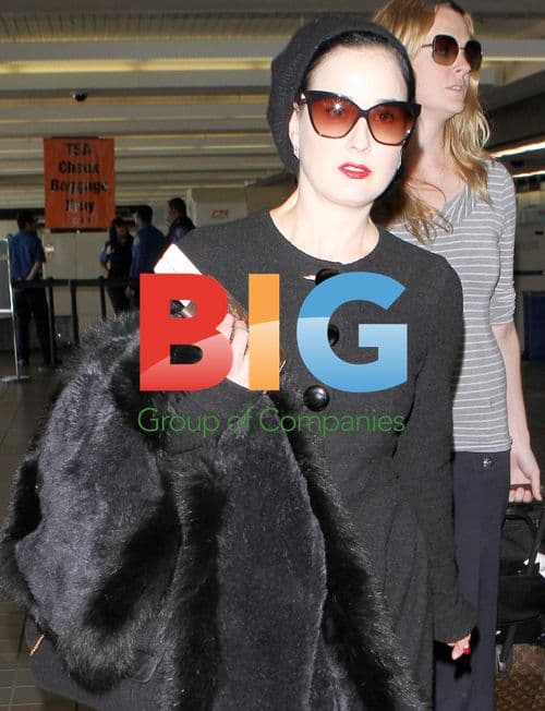 Dita Von Teese at LAX