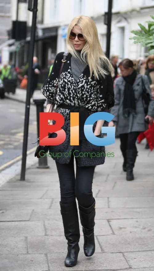 Claudia Schiffer on School Run