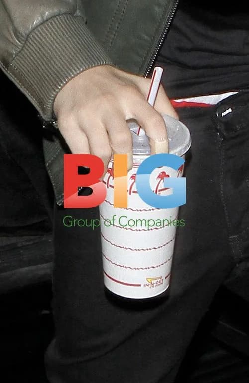 Justin Bieber at In-N-Out Burger