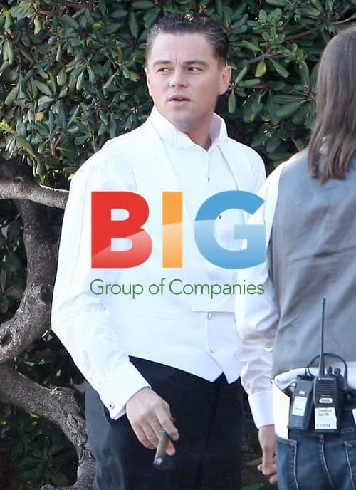 Leonardo DiCaprio on set of "J. Edgar"