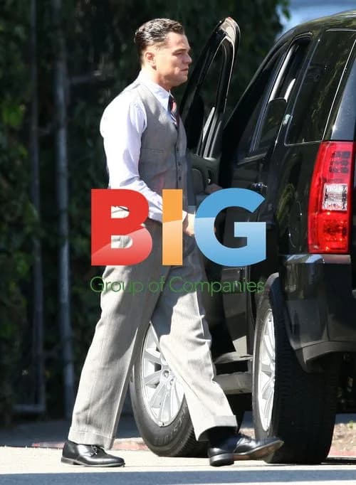 Leonardo DiCaprio on set of "J. Edgar"