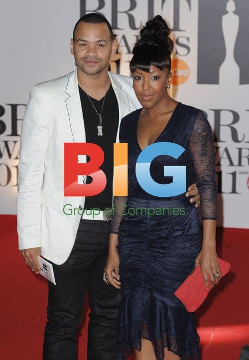 Michael Underwood and Angellica Bell at 2011 Brit Awards