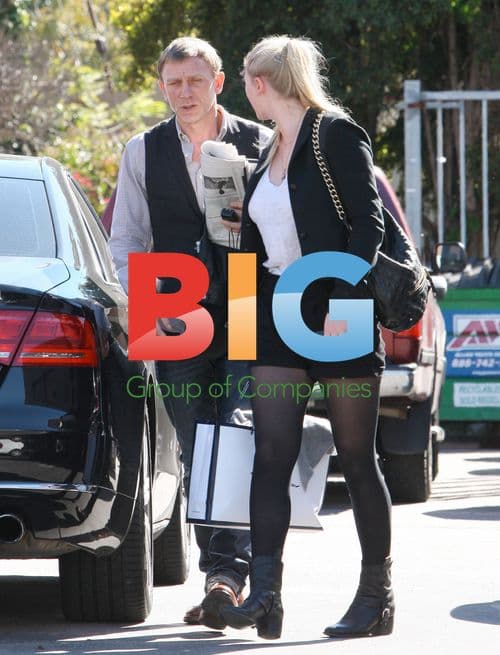 Daniel Craig Heads to Meeting With Blonde