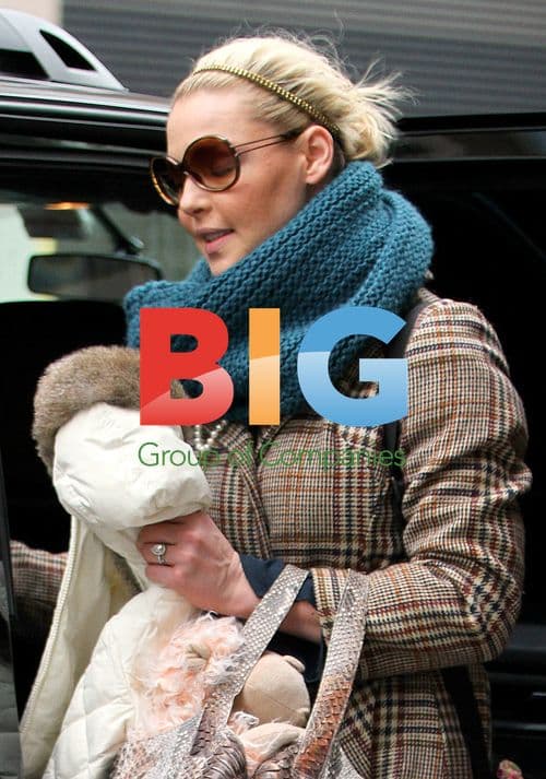 Katherine Heigl and daughter in NYC