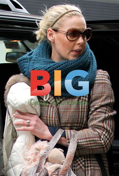 Katherine Heigl and daughter Naleigh in NYC