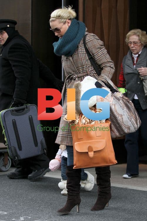 Katherine Heigl and Daughter Naleigh in NYC