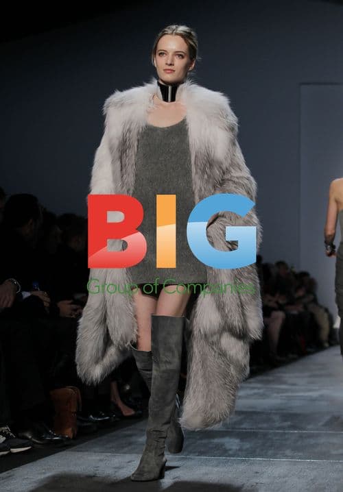 Model Walks Michael Kors Runway